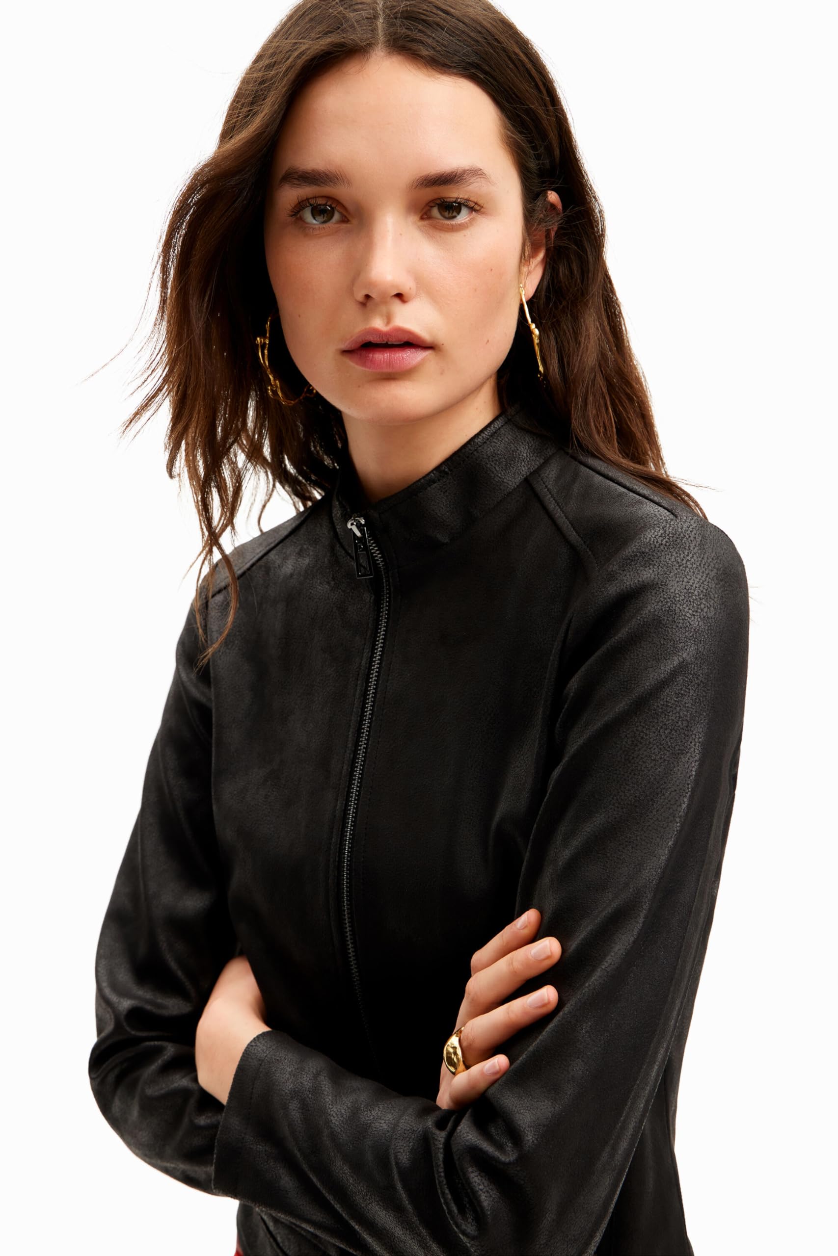 Desigual Jacket_toronto Cappotto in PU da donna Donna