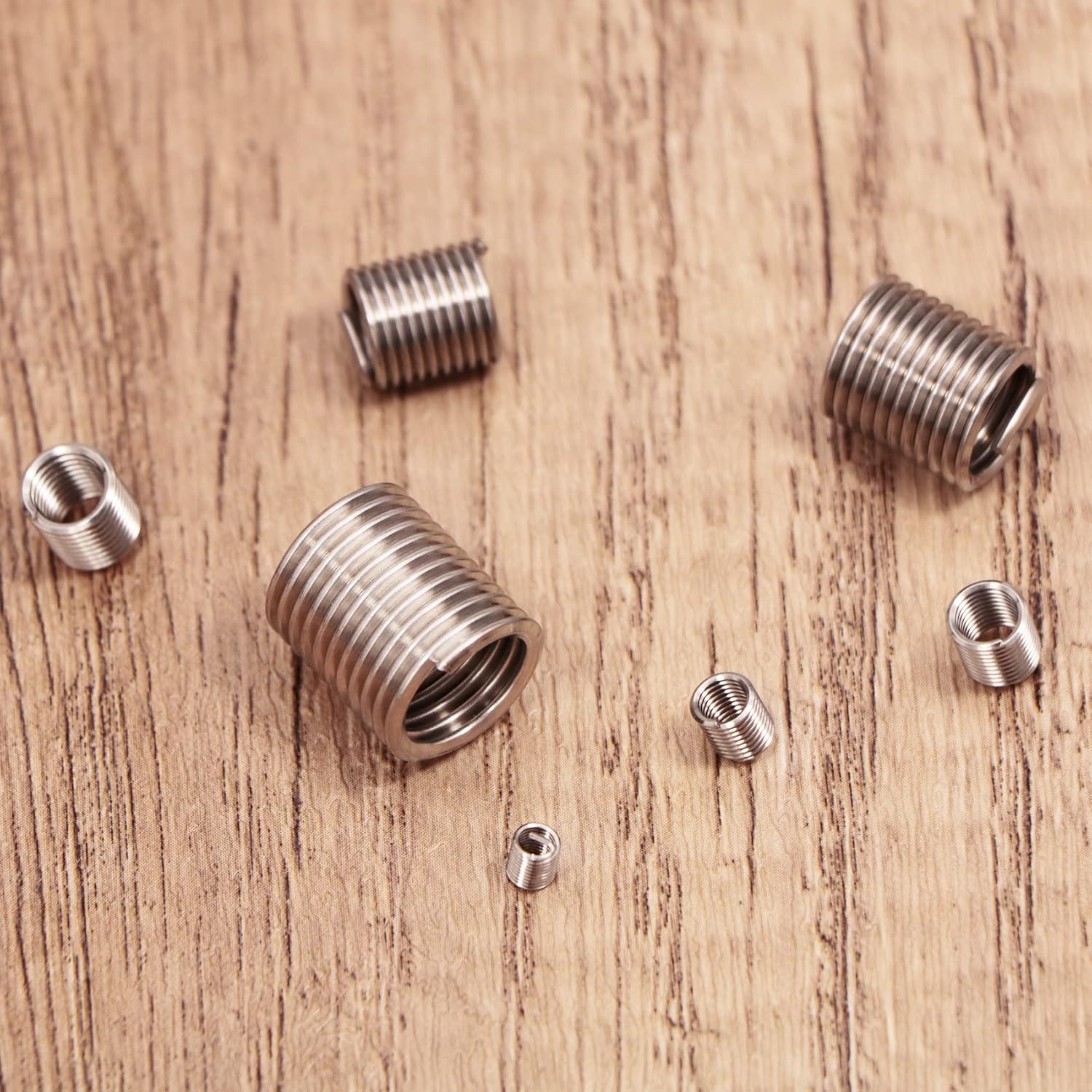 Metric Thread Repair Kit, 304 Stainless Steel Wire Inserts, 210 Pcs