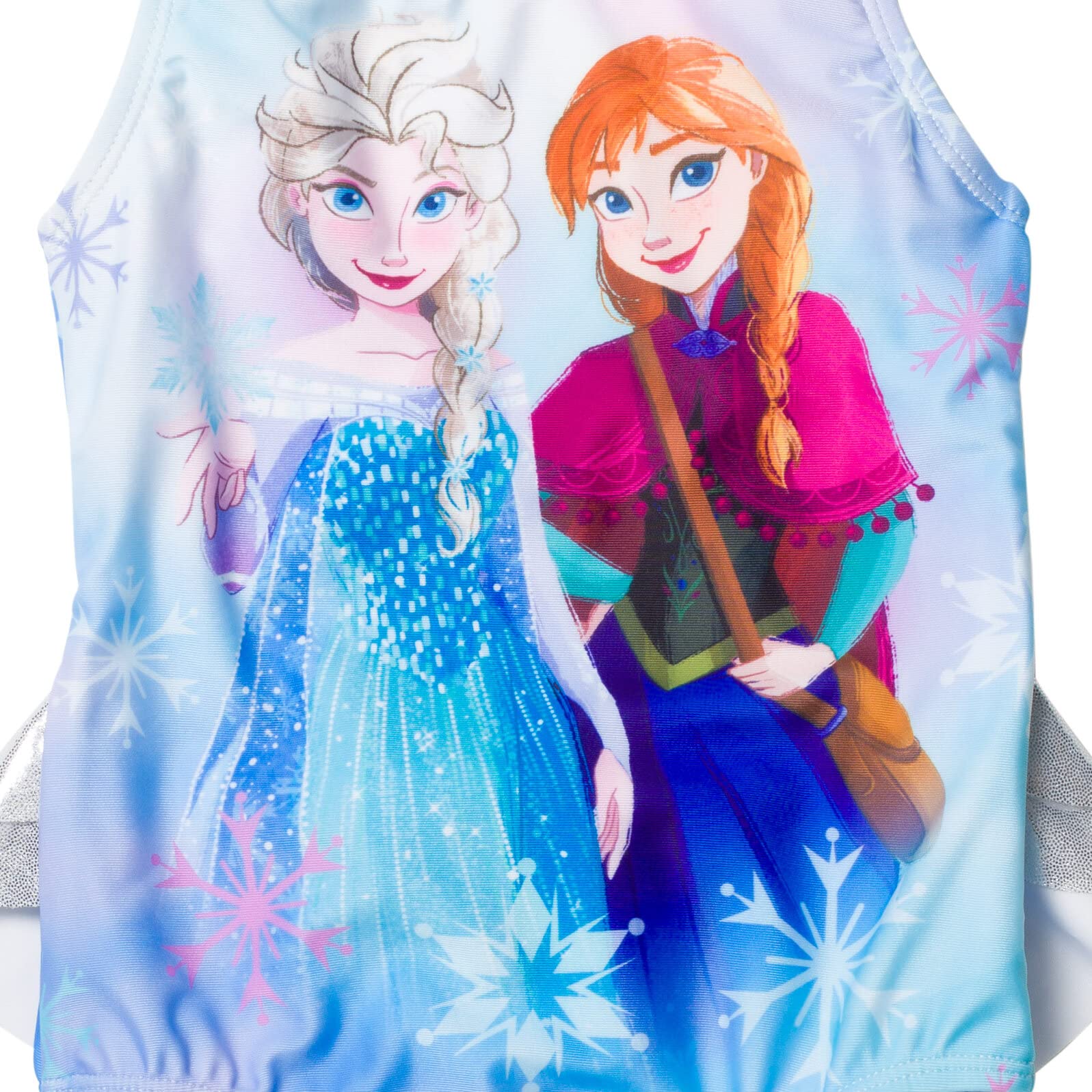 Disney Frozen Elsa Maillot de bain une pièce à volants pour fille