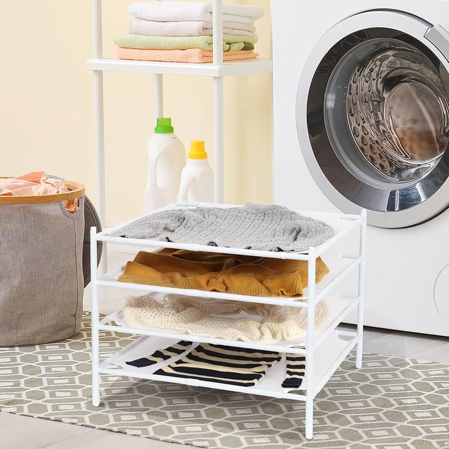 Flat Clothes Drying Rack Wumuzai Sweater Drying Rack Mesh Foldable