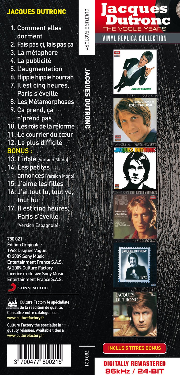 2ème Album (1968) Replica Deluxe + 5 Titres Bonus