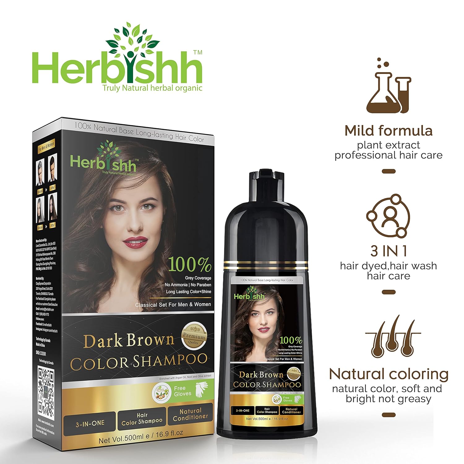 Buy Herbishh Hair Color Shampoo For Gray Hair Magic Hair Dye Shampoo Colors Hair In Minutes Long Lasting 500 Ml 3 In 1 Hair Color Ammonia Free Herbishh Dark Brown Online In Turkey B08qxb1blf Buy Herbishh Hair Color Shampoo For Gray Hair Magic Hair Dye Shampoo Colors Hair In Minutes Long Lasting 500 Ml 3 In 1 Hair Color Ammonia Free Herbishh Dark Brown Online In Turkey B08qxb1blf
