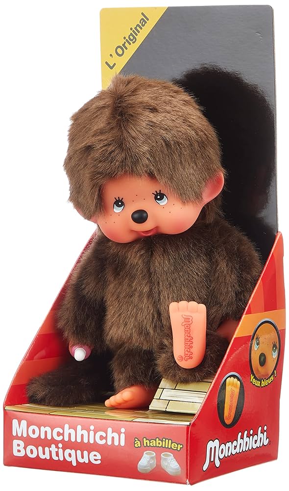 ⭐︎mucchii⭐︎ Amazon.com: BANDAI Monchhichi 84637 Original Plush Monkey