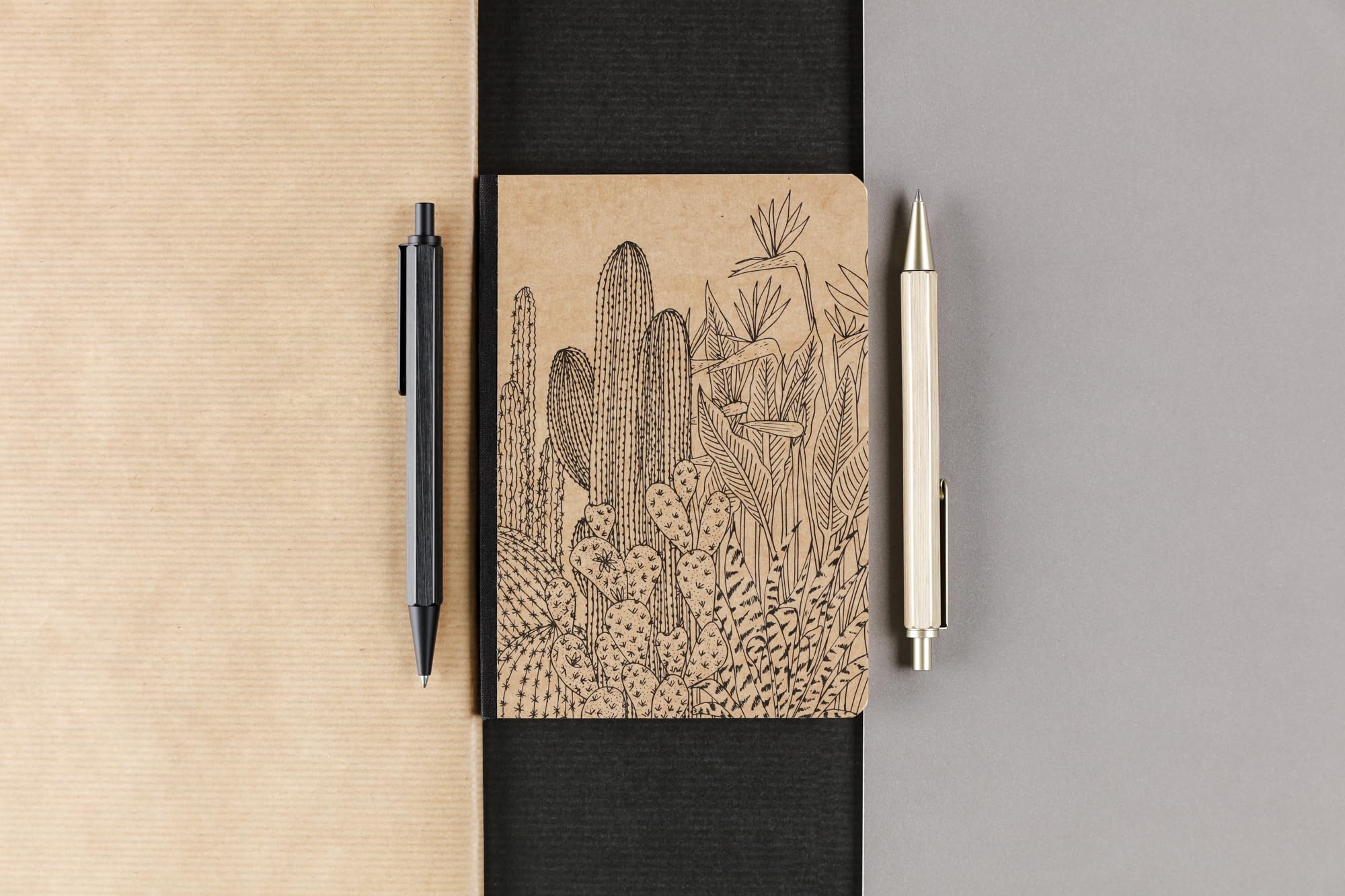 Clairefontaine 116044C - Un Petit Bloc Notes A Spirale Motifs Nature Sur Couverture Kraft - 9x11cm - 160 Feuilles Unies 90g - Collection Le Cerisier Blanc - 3 Visuels, Livraison Aléatoire - View #13