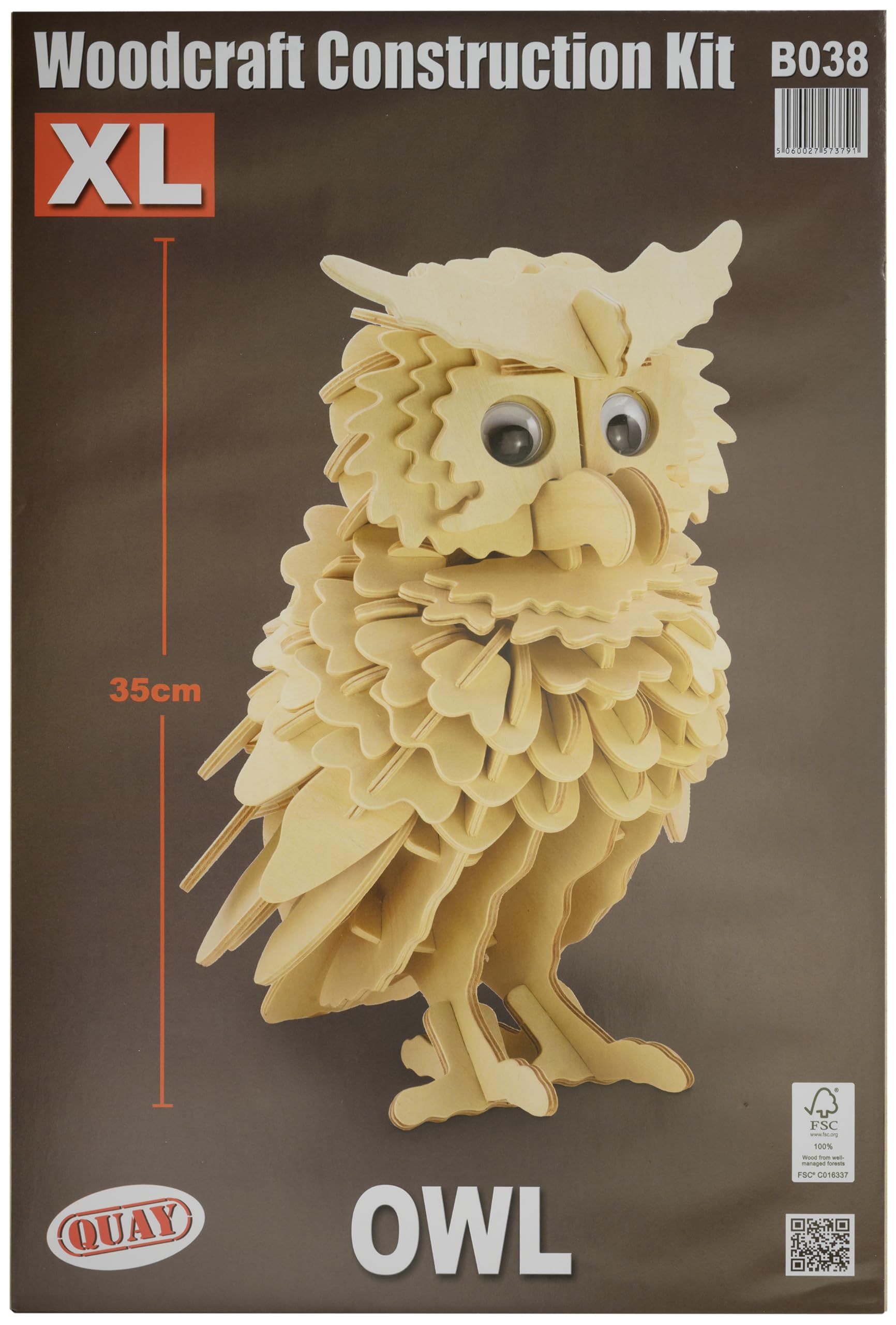 Owl デモ CD 3枚セット BOO!! RE:BONE FLAP Quay Owl XL Woodcraft Construction Kit FSC : Amazon.co.uk: Toys