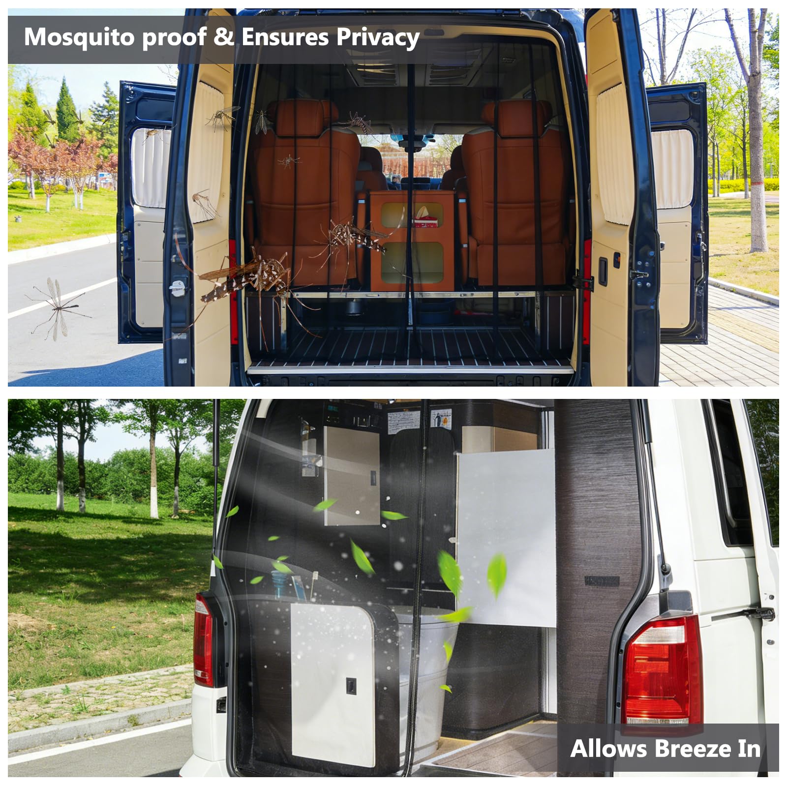 Moustiquaire magnétique pour camionnette Ford Transit, Mercedes Sprinter