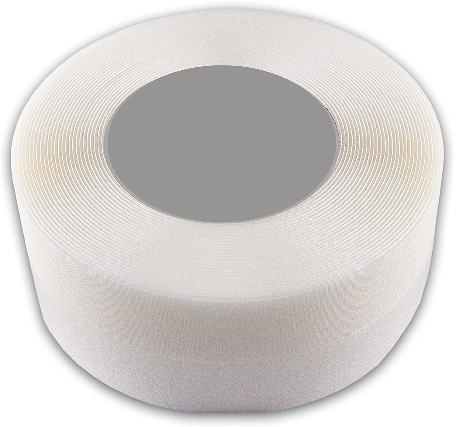 SWONVI(TM) 1.5 Inches White Sew on Hook and Loop (1.5 Inch, 10 Yards)