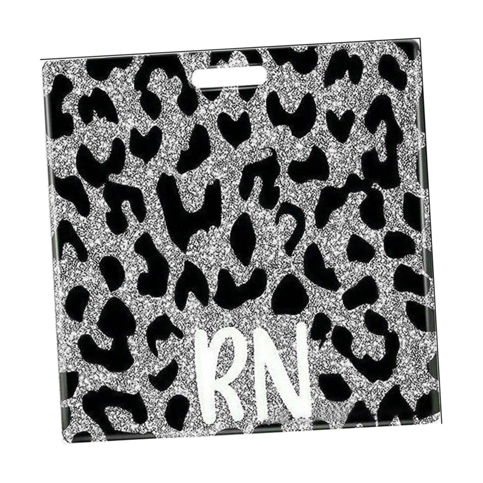 Nurse Badge Card Holder Decorative ID Badge Card Holder for School Women Men RN Silver-image-43