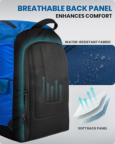 Miniatura 9 de OutdoorMaster Lynx - Bolsa para botas de esquí de 50 litros, mochila de viaje con compartimento para casco, exterior e inferior impermeable, para