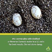 Vista 6 de Josh's Frogs Vermiculite for Incubating Reptile Eggs, Housing Crickets and Starting Seeds (10 Quarts)