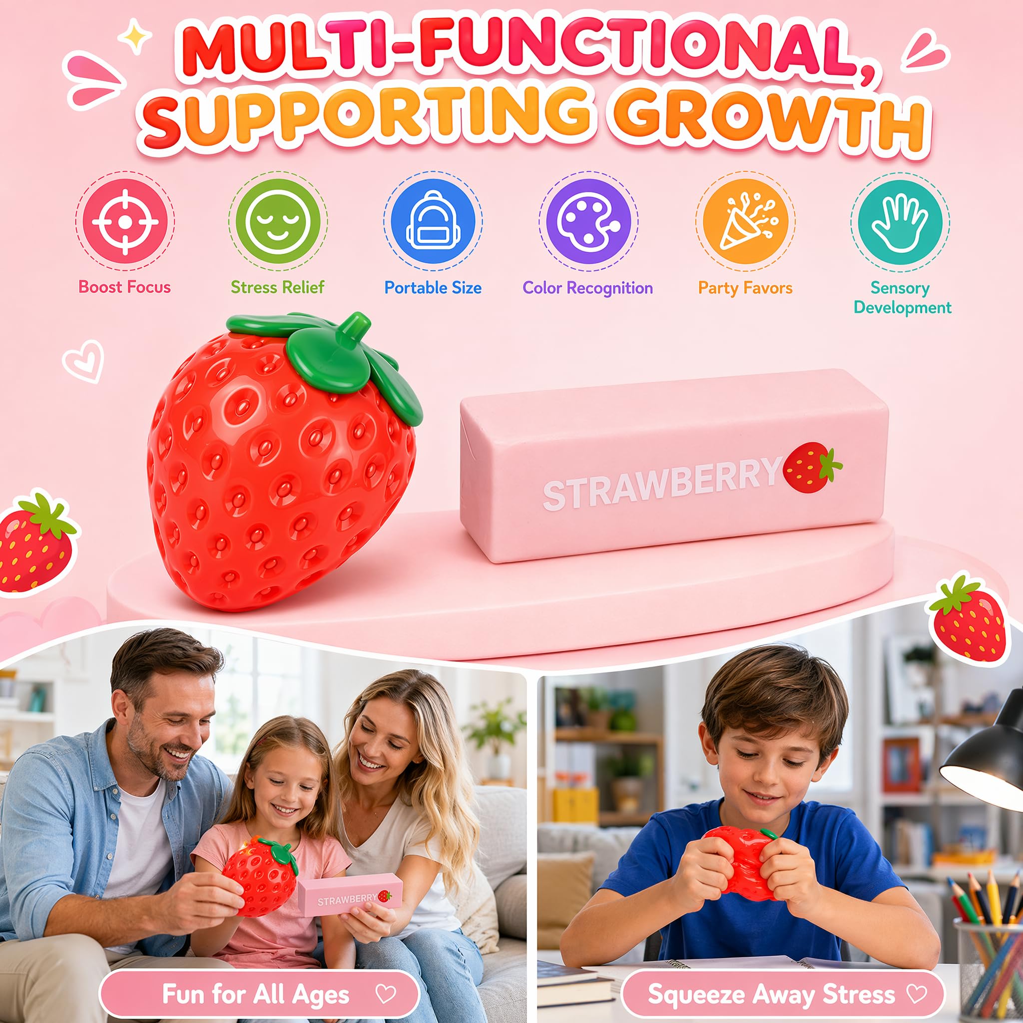 2 Stück Butter Squishy, Stress Spielzeug, Anti Stress Spielzeug, Squeeze Toy, Slow Rising Squishies für Dekompression und Angstlinderung, Kinder, Erwachsene, Büro, Geburtstagsgeschenk