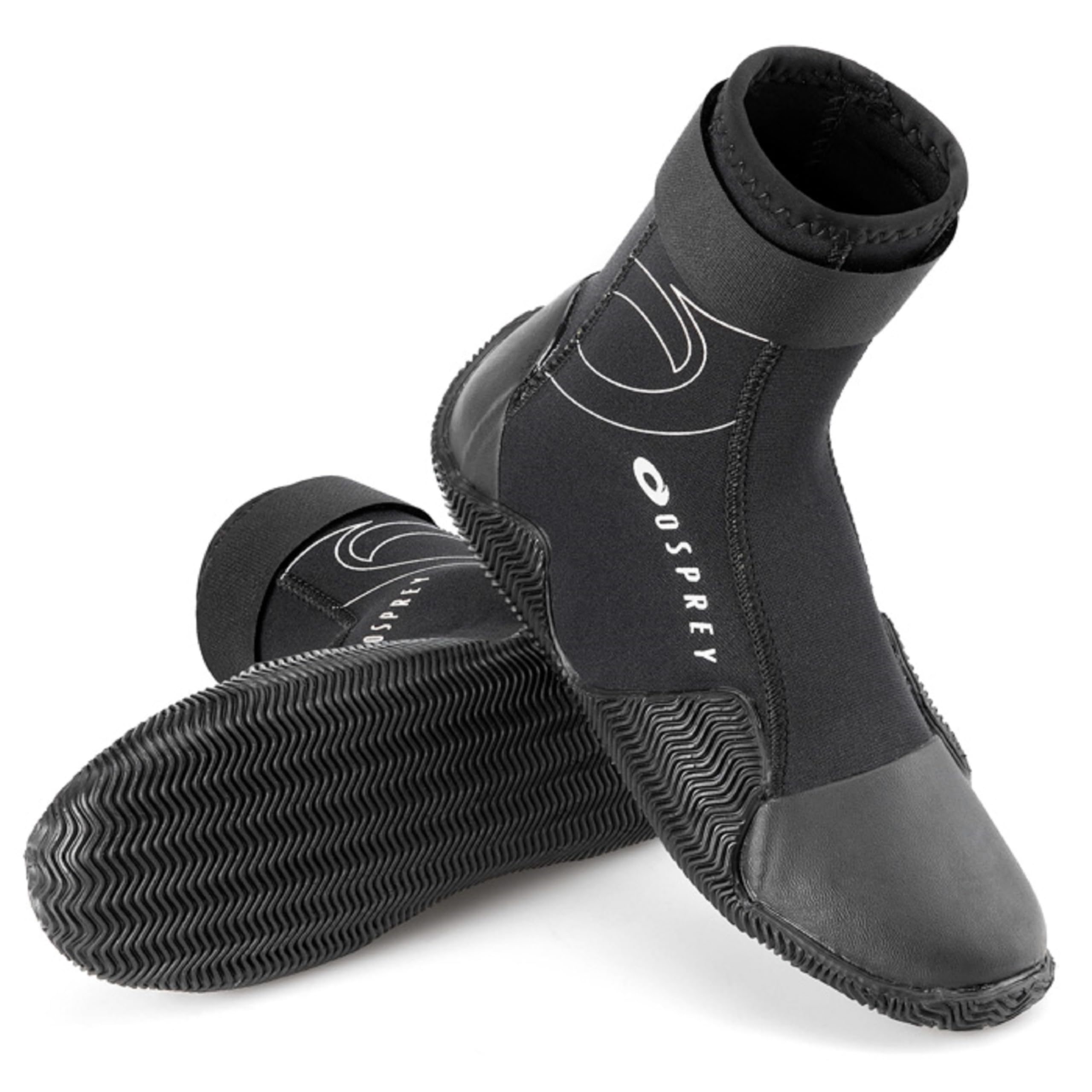 Osprey Unisex 5 Mm Neoprene Wetsuit Boots, Black, UK Adult 10 EU 44-45