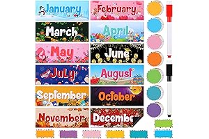 Geyee Holiday Magnets Set for Calendar