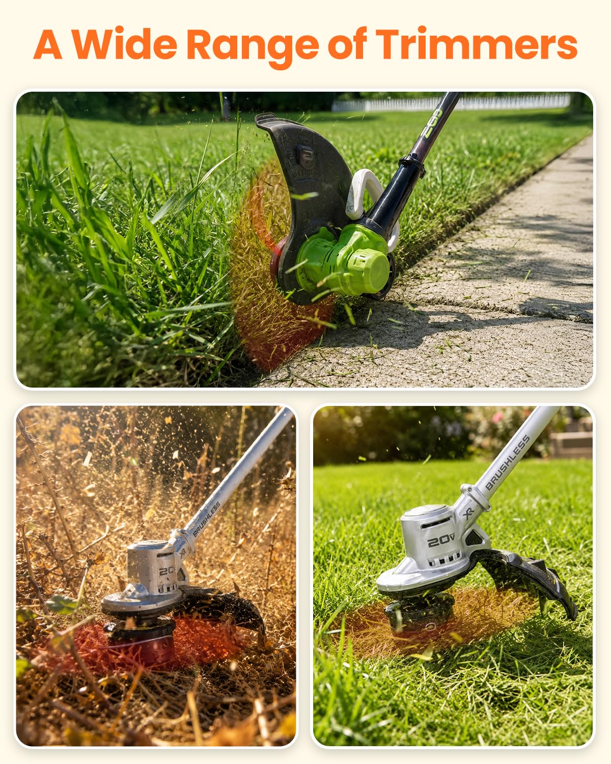 YWTESCH 8 Piezas Bobina Hilo Line Compatible con Worx Desbrozadora,1,65 mm de Diámetro y 3 m de Longitud,Contiene 8 Piezas Bobina de Recambio y 2 Piezas Tapas de Recambio