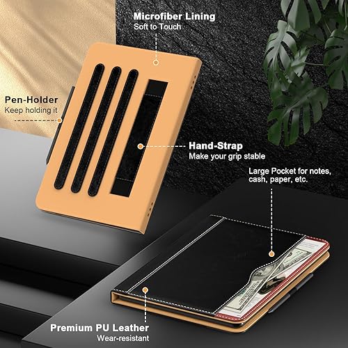 Miniatura 6 de Grifobes Funda Solo para versión 202420222020 de 12 y 10 generación Fire HD 88 Plus, funda tipo libro de piel sintética de alta calidad con función