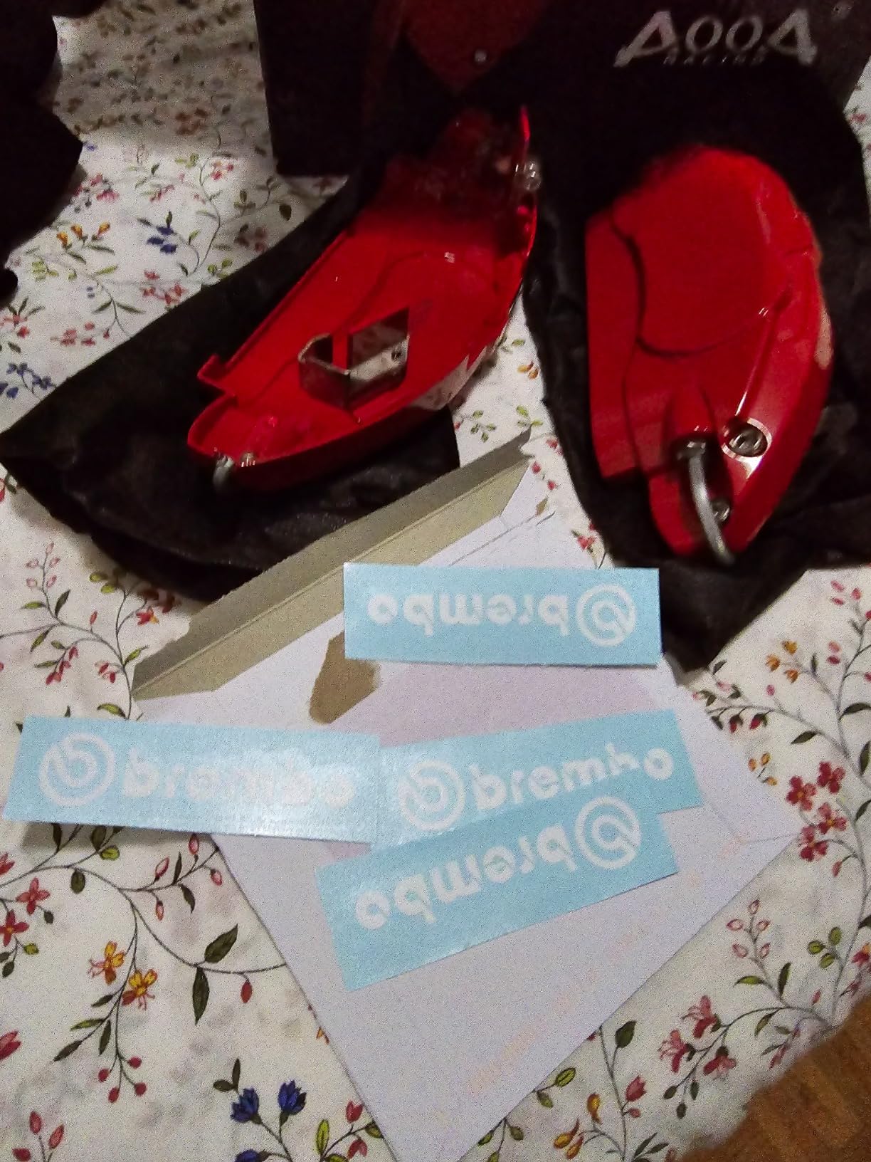 R&G Brembo HIGH Temperature Brake Caliper Decal Sticker Set of 4 Decals