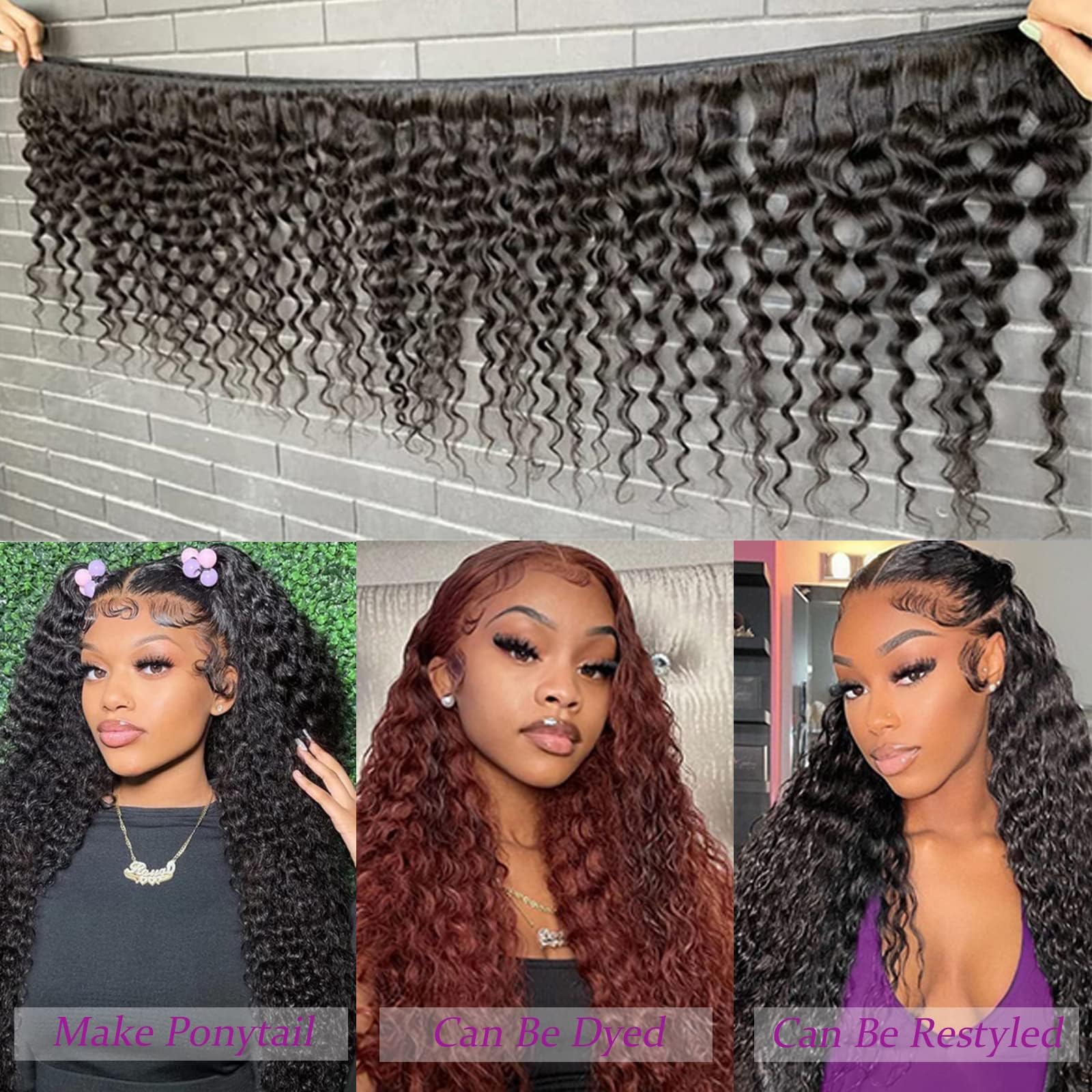 Chantelle collection ? Human hair Deep Wave 8\
