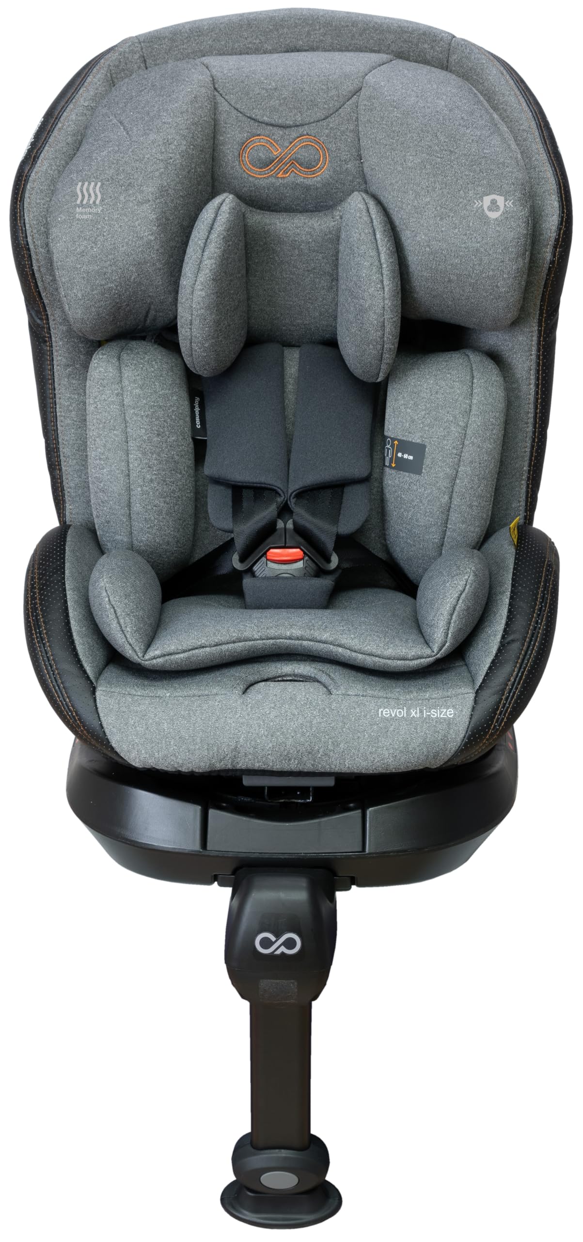 Siège auto Casualplay Revol XL I-SIZE 360° pivotant 0+/1/2/3 - LIGTH GREY