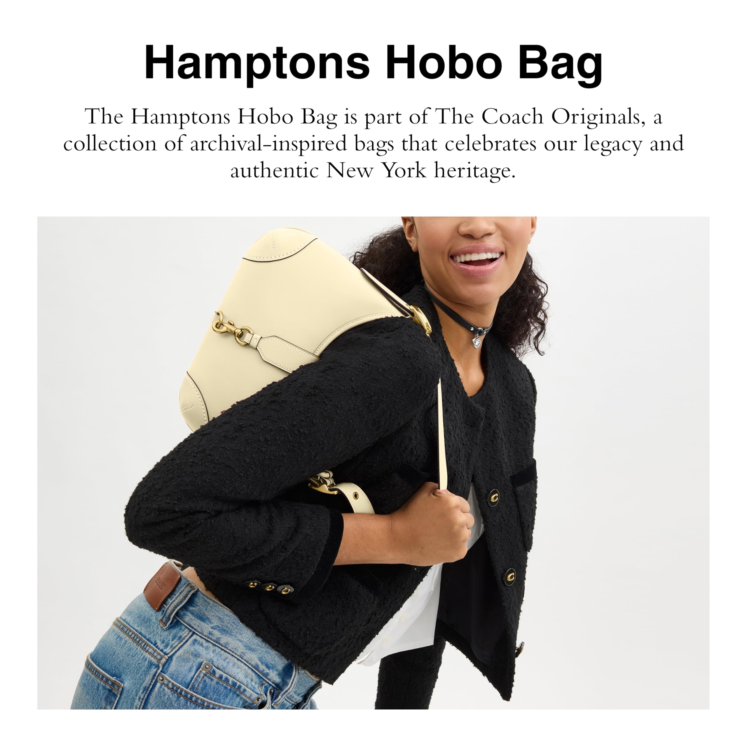 Coach Hamptons Hobo Bag, B4/Moonlight