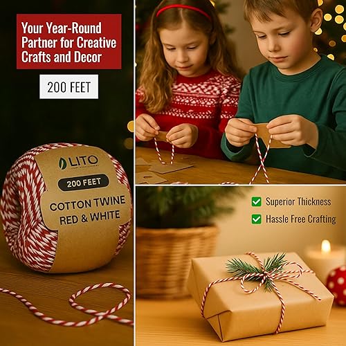 Miniatura 9 de Cuerda de cordel  Cordel de cocina de carniceros  Perfecto para carne y preparación de alimentos  Artesanía de cocina para panaderos  Algodón