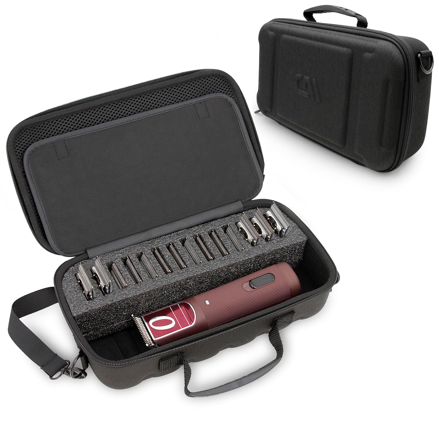 CASEMATIX Hair Clipper Guard Blade Holder Case For Barbers and Stylist Compatible with 14 Metal Andis, Oster, Wahl, Babyli... - Review, Price and Buying Guide