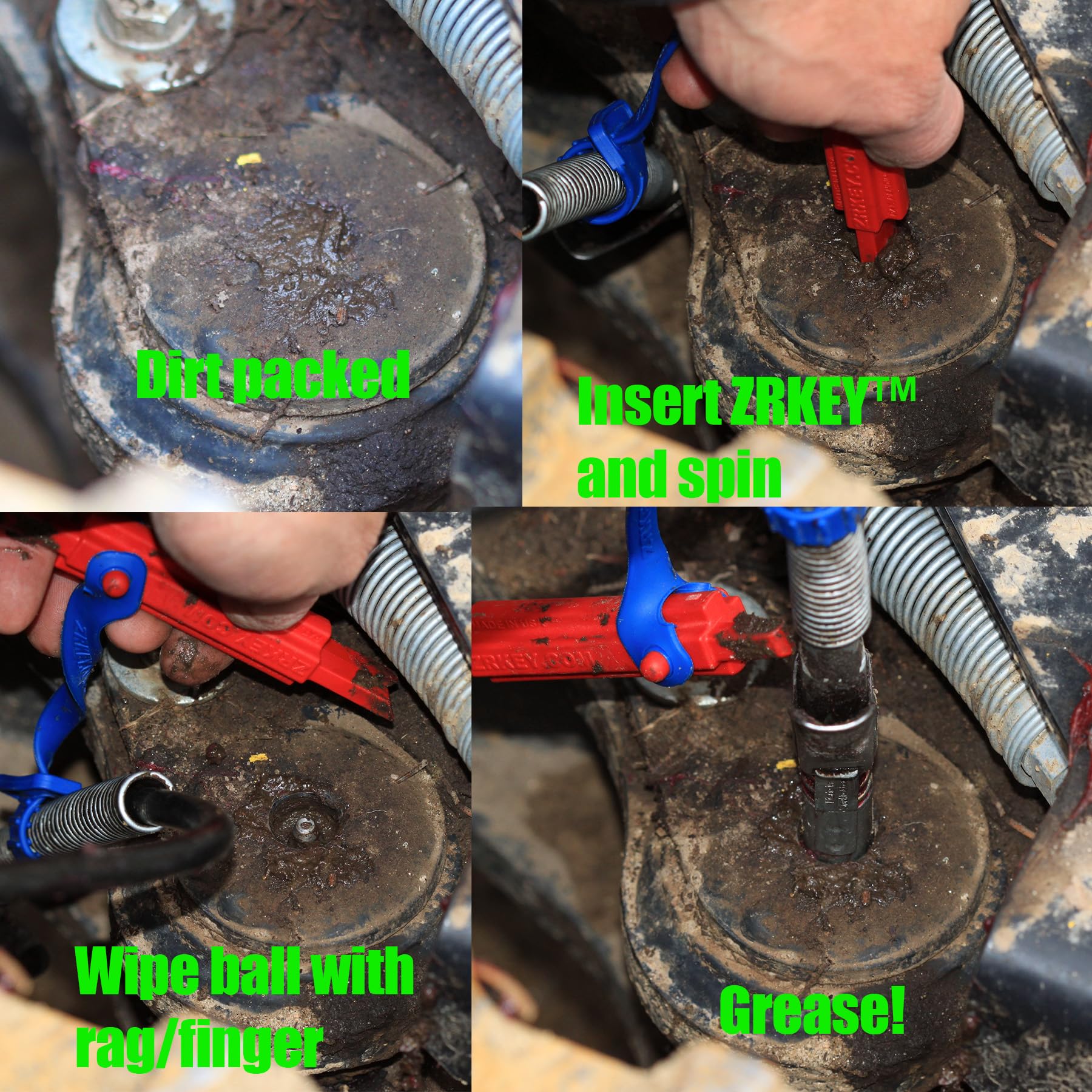 Grease Zerk Tool | Herramientas de limpieza de mantenimiento para accesorios de grasa | Fácil mantenimiento del equipo | Herramienta de limpieza de ajuste de grasa | Limpieza de accesorios de