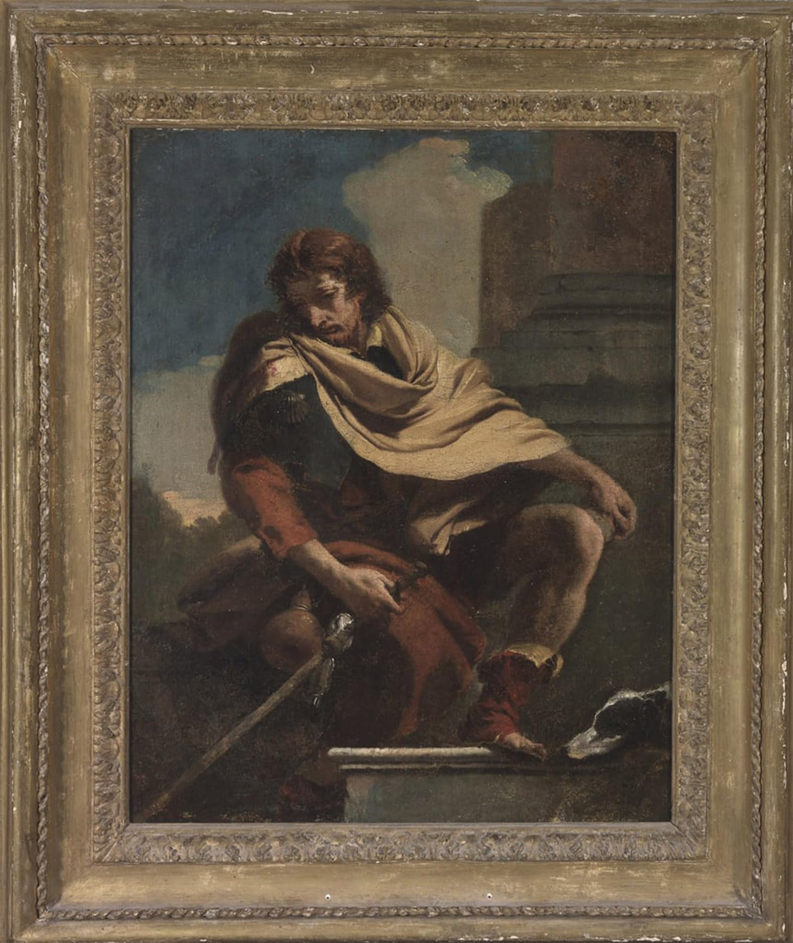 POSTERIIk Famous Modern Artwork Art Mural Saint Roch by Battista Tiepolo Oil Paintings Pictures for Home Decor 60x90cm