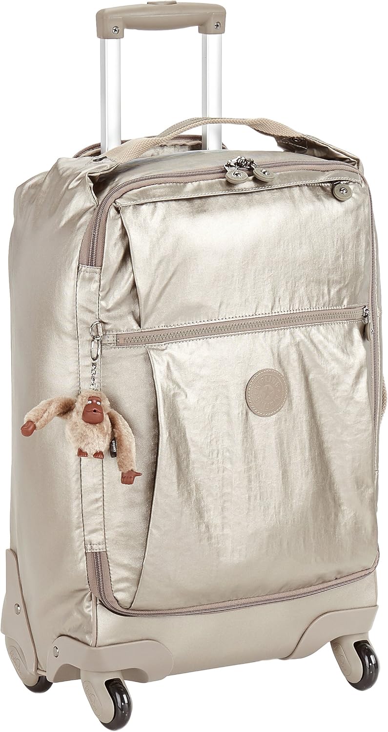 Kipling Darcey Softside Spinner Wheel Luggage, Metallic