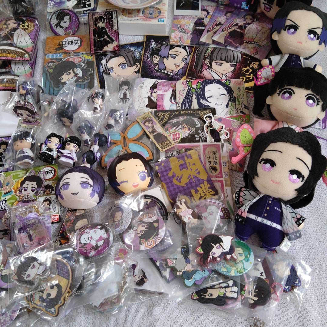 鬼滅の刃 缶バッジ 胡蝶しのぶ & 栗花落カナヲ 鬼滅の刃 幕間画 缶バッジ 胡蝶しのぶ カナエ 栗花落カナヲ アオイ