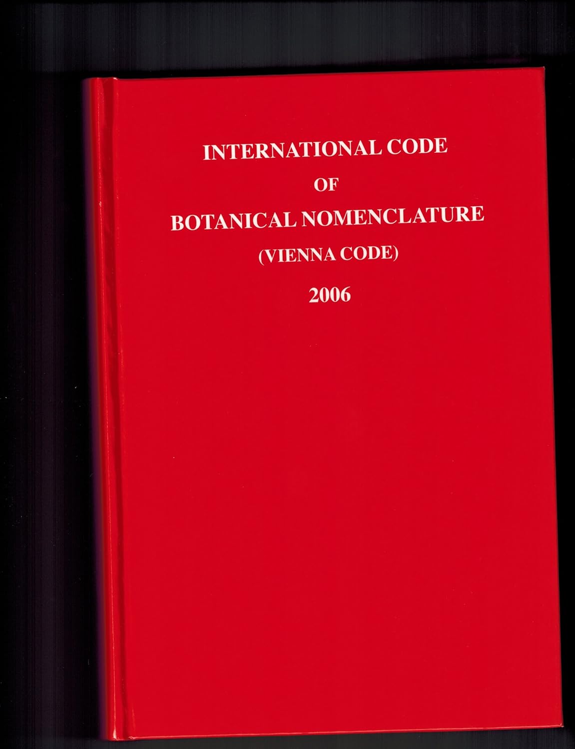 Buy International Code of Botanical Nomenclature Vienna Code Book