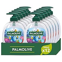 Palmolive Sapone Liquido Mani Aquarium 12x300ml I Protezione contro i batteri I Vegano | 97% con formula biodegradabile | Ingredienti al 96% di origine naturale* I Dermatologicamente testato