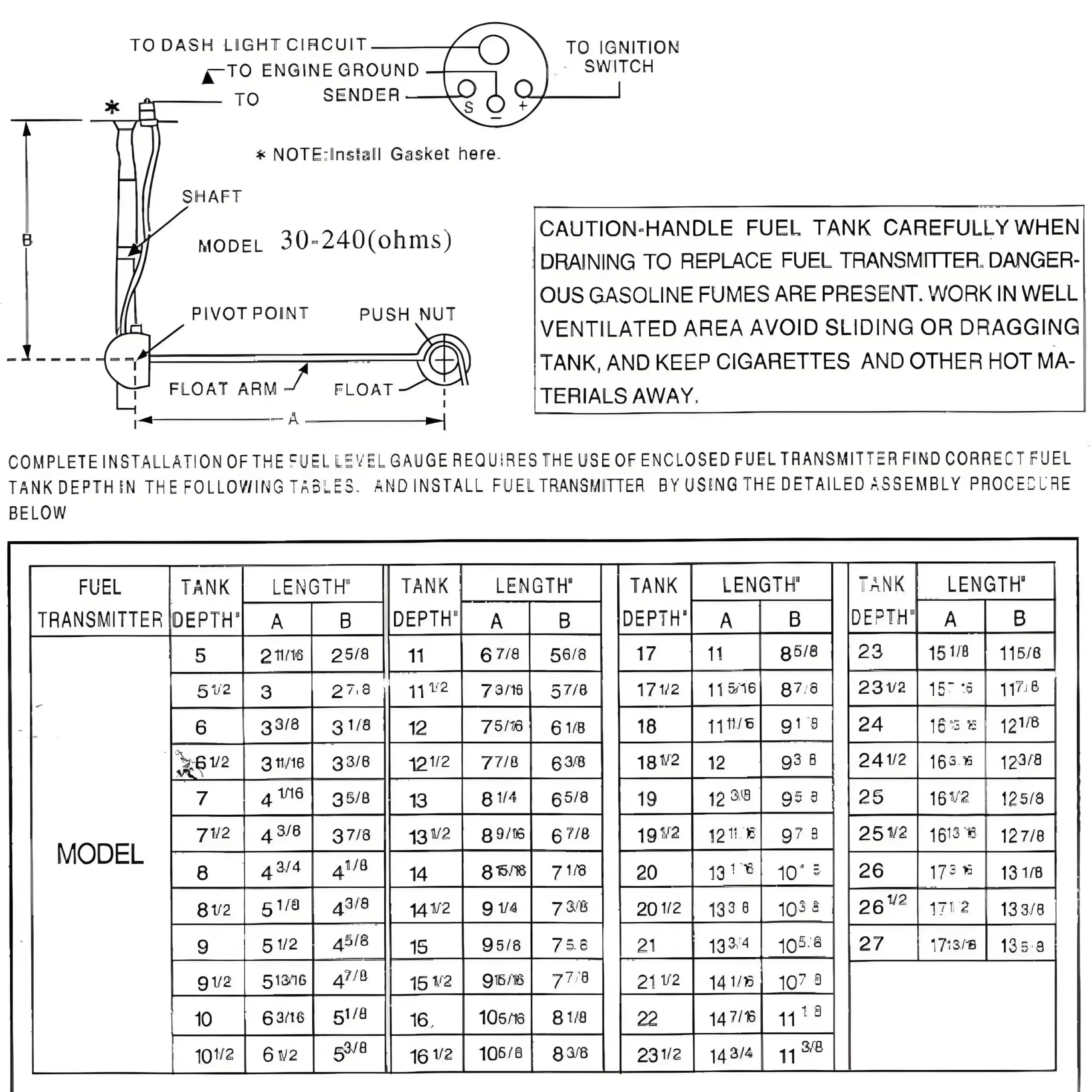 Jauge de niveau de carburant, jauge de niveau de carburant de voiture universelle 52mm Jauge de carburant LED numérique E-1/2-F compteur de gamme avec capteur de carburant pour voiture Yacht bateau