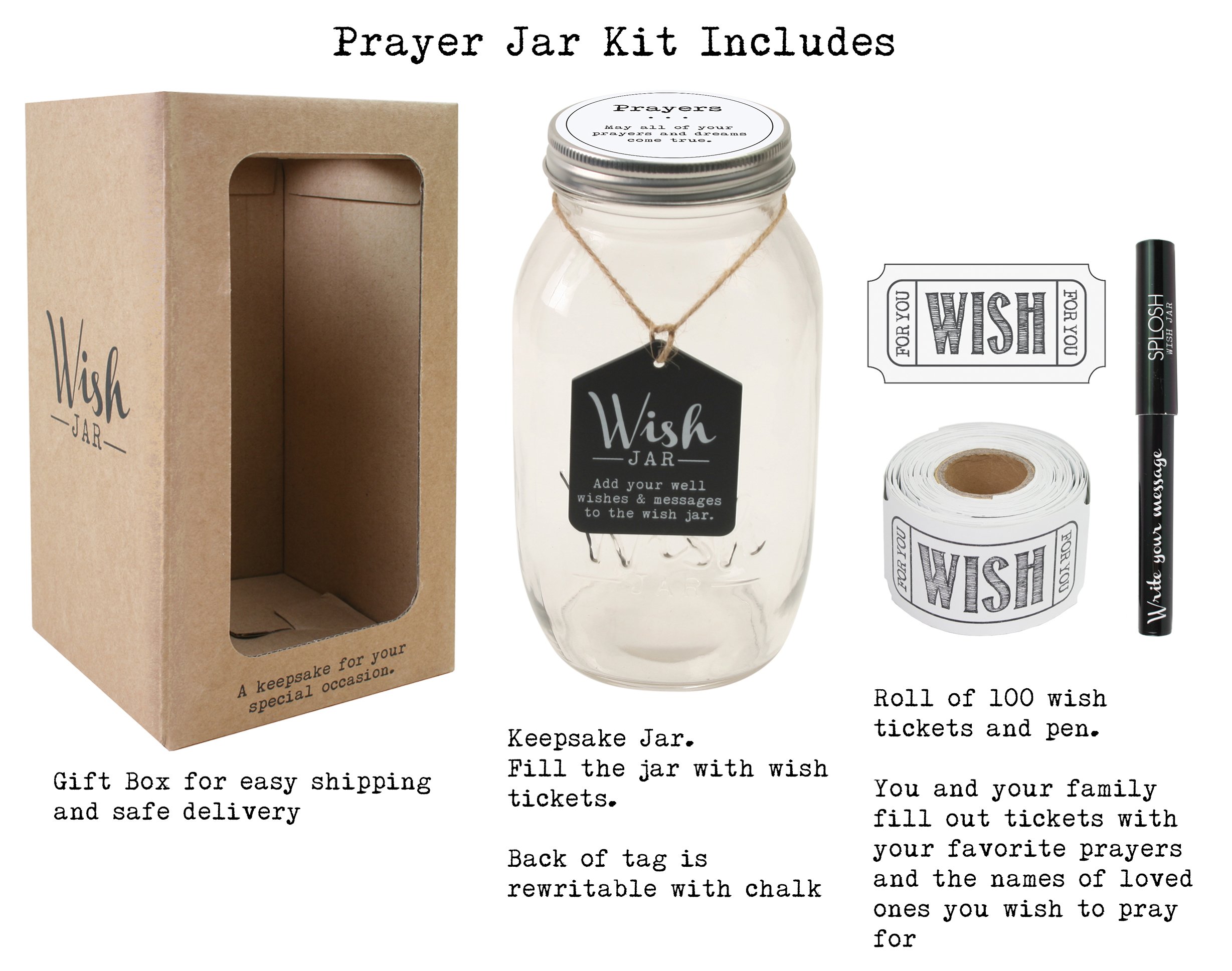 Amazon.com: Top Shelf Prayer Wish Jar ; Personalized Religious