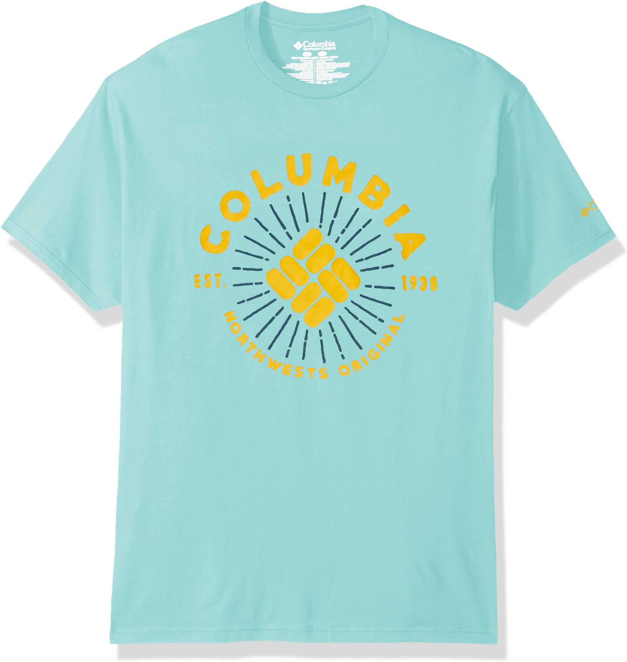 Columbia Apparel Men's Wasabi T-Shirt, Coastal Blue, Large