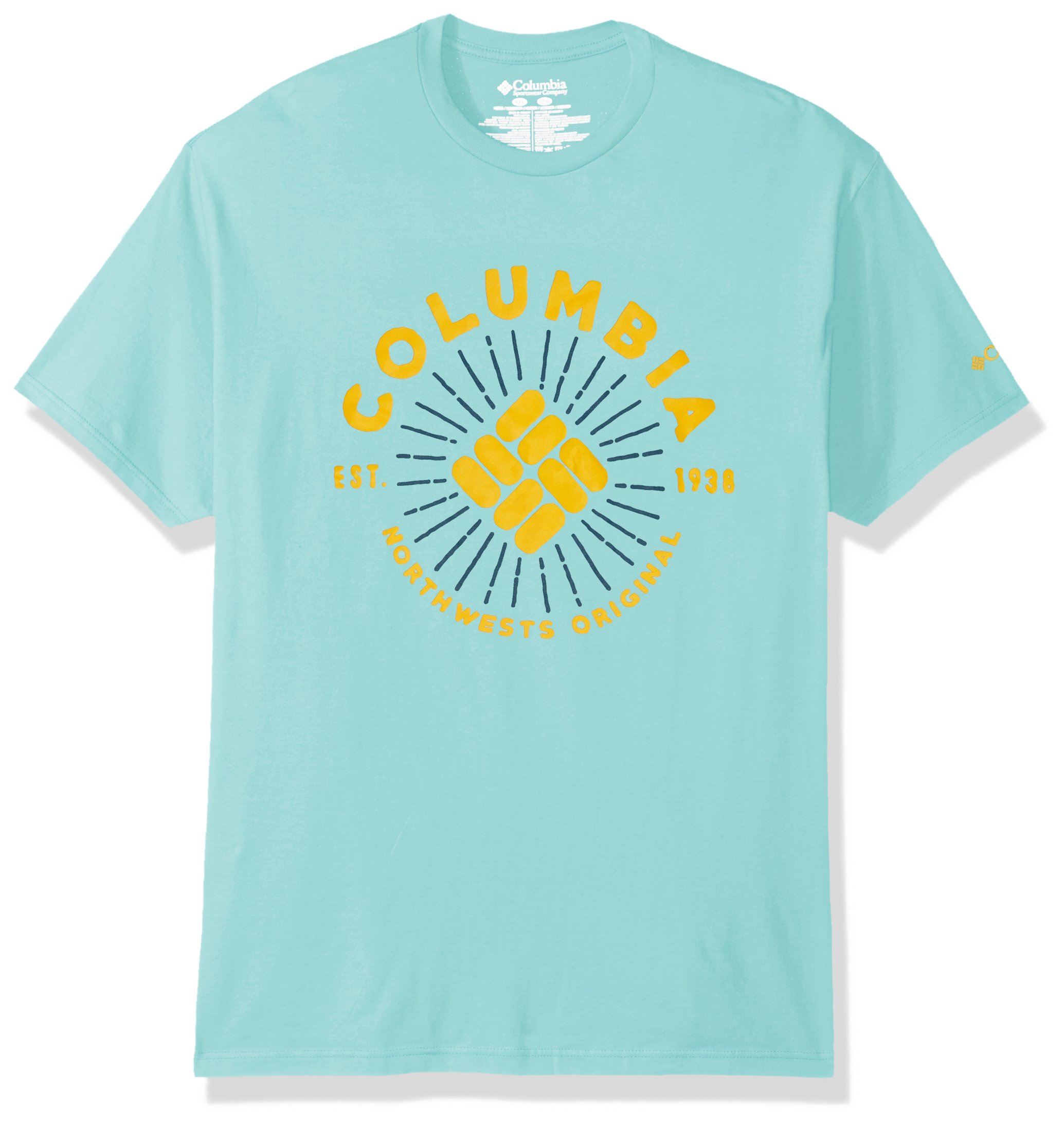 Columbia Apparel Men's Wasabi T-Shirt, Coastal Blue, Large