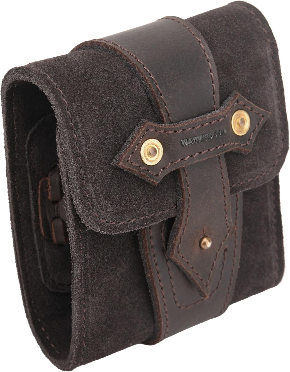 Leather Cartridge Pouch Ammo Wallet Rifle Bullet Holder for .308 .45-70 .30-06 .44MAG