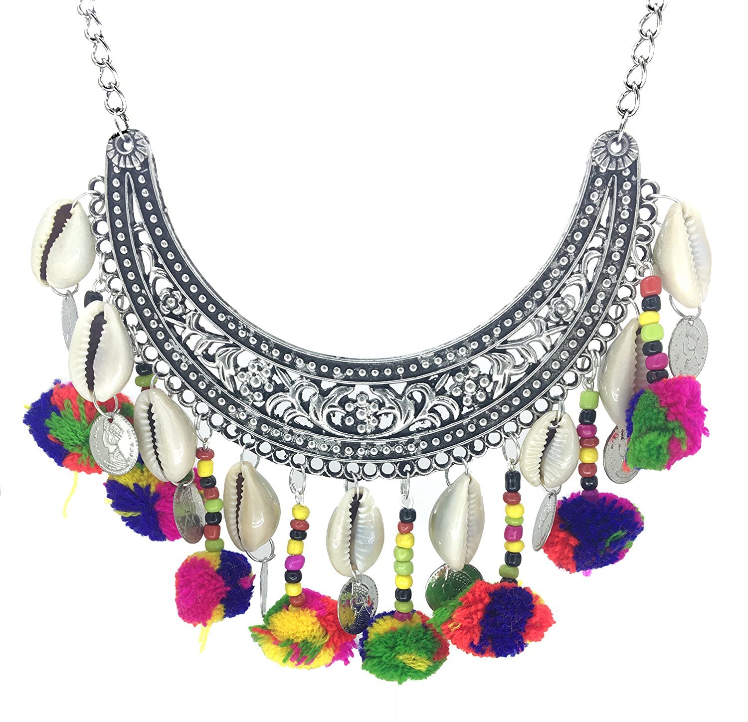 See full amazon price history chart for YouBella Jewellery Oxidised German Silver Necklace Jewellery for Girls/Women (Mulit-Color) YouBella Jewellery Oxidised German Silver Necklace Jewellery for Girls/Women (Mulit-Color) (B07P7N8BGM) Amazon Price History, Amazon Price Tracker