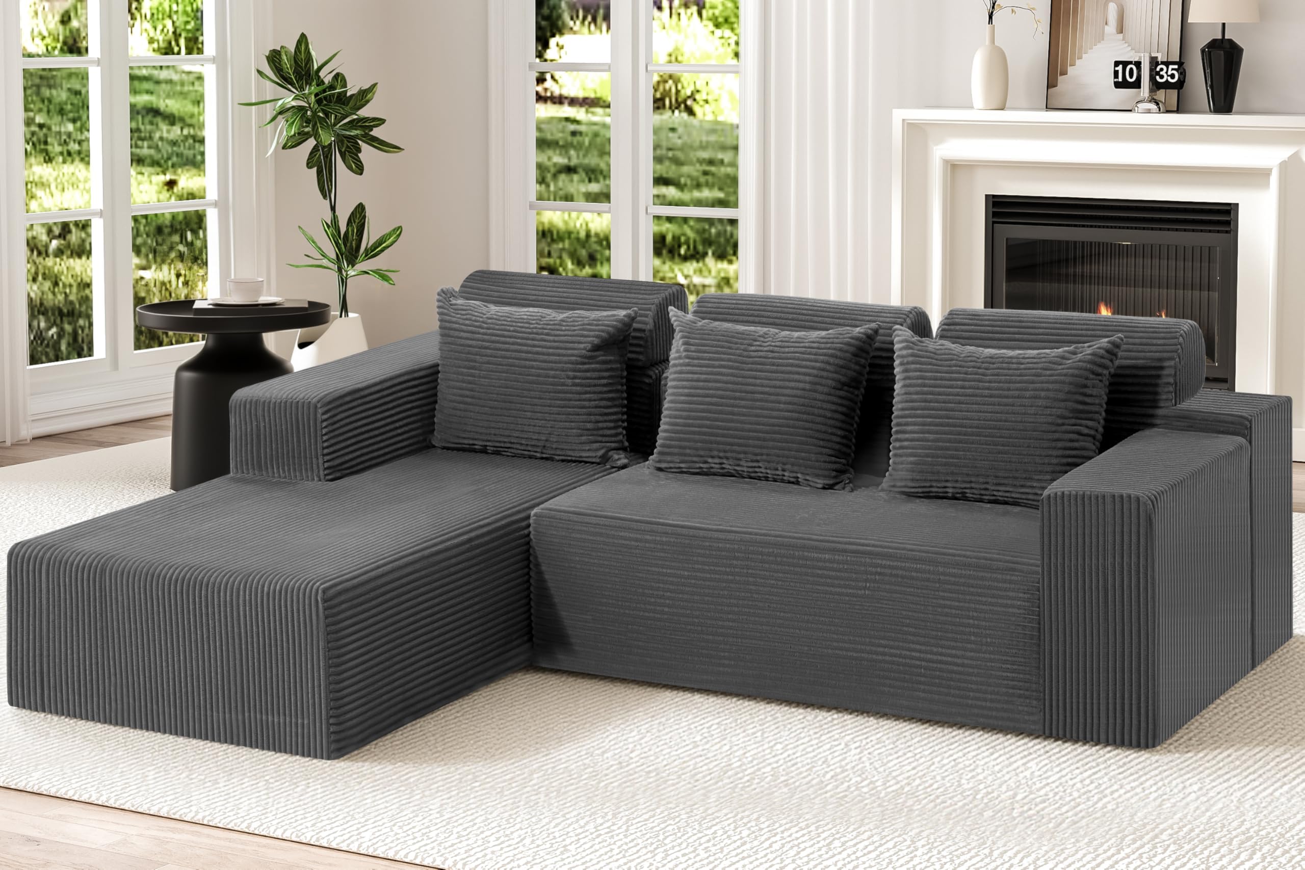 Homguava 105" Modular L-Shaped Sectional SofaX004TFTV6H
X004TFTV6H
