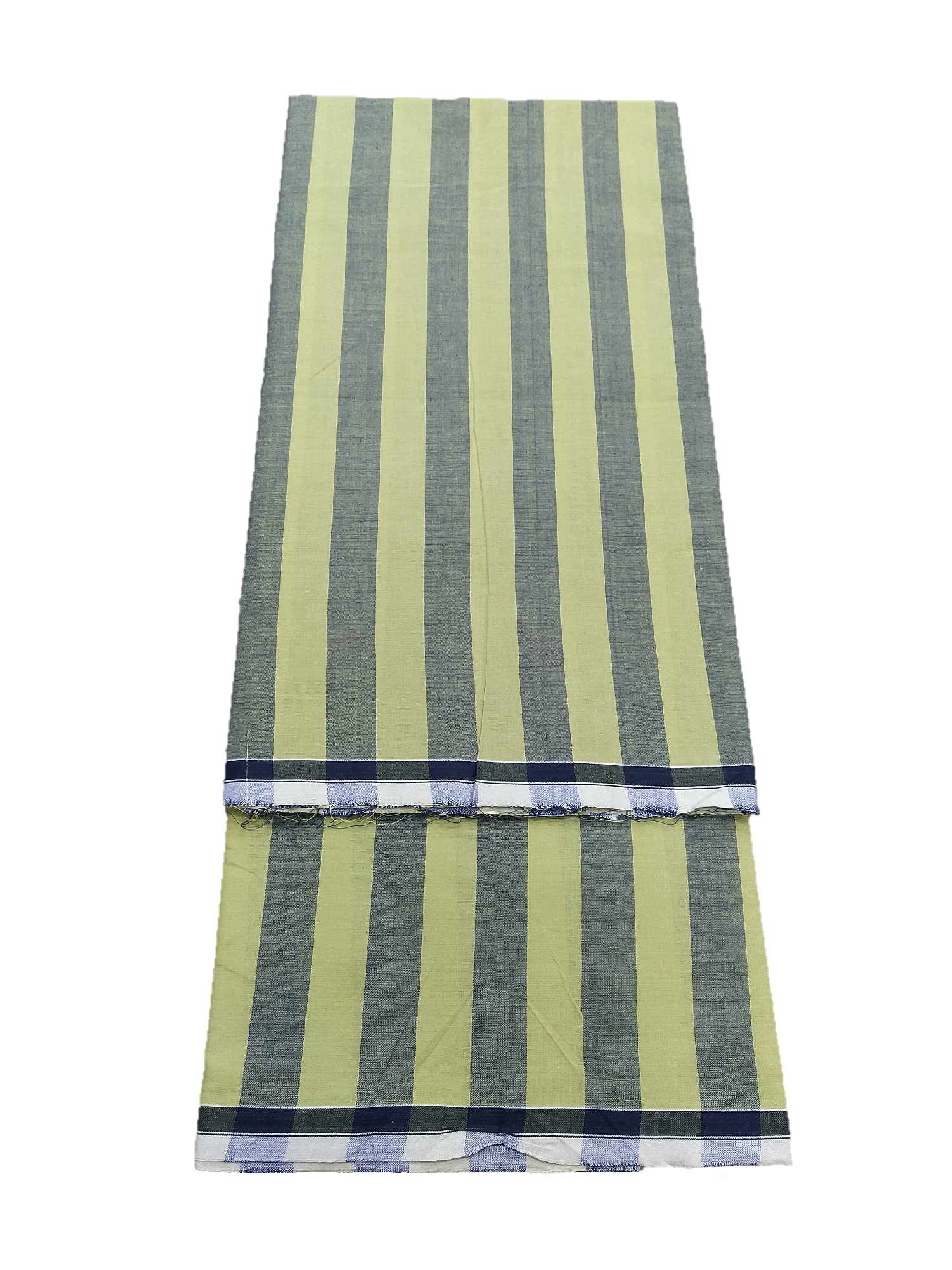 HandloomMen's Organic Pure Silk Lungi Dull Lungi Viscose Lungi Mundu Dhoti For Men Free Size (Size - 2.10 Meter's)