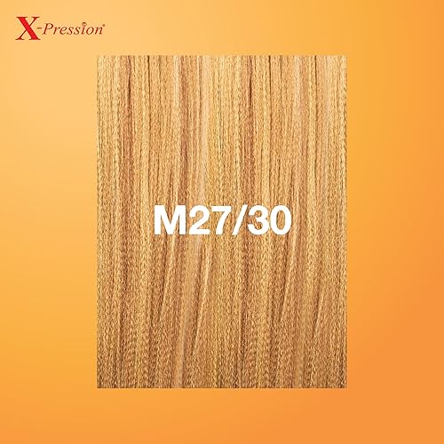 Vista 203 de Sensationnel X-Pression - Trenza sintética – Preestirada, 3 piezas de 58 pulgadas (350)
