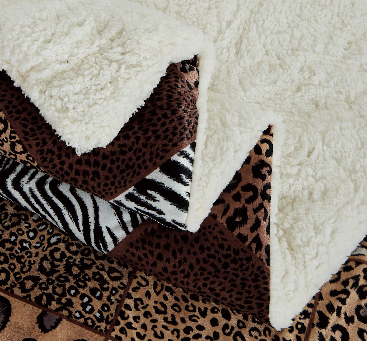 Copripiumino King Size 3 Pezzi Con Stampa Leopardata Nera, Morbidissimo In Microfibra | Biancheria Da Letto Selvaggia E Confortevole Per Tutte Le Stagioni - 5