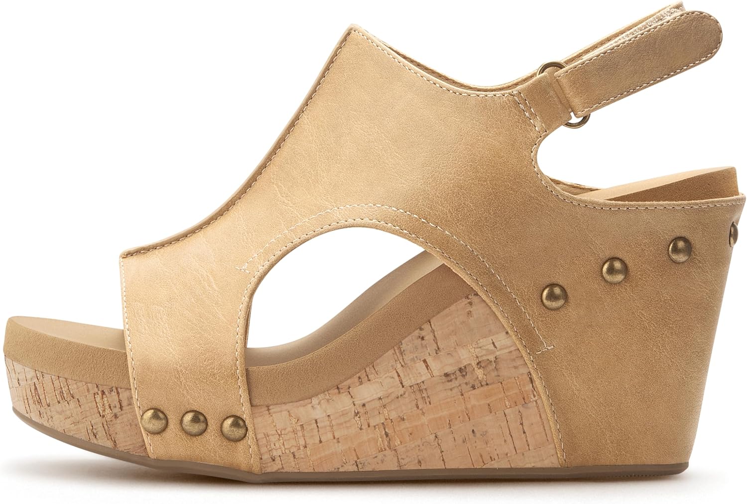 PARTY Womens Wedge Sandals With Strap for Dressy Ladies Sandals Casual 3 Inch Wedge