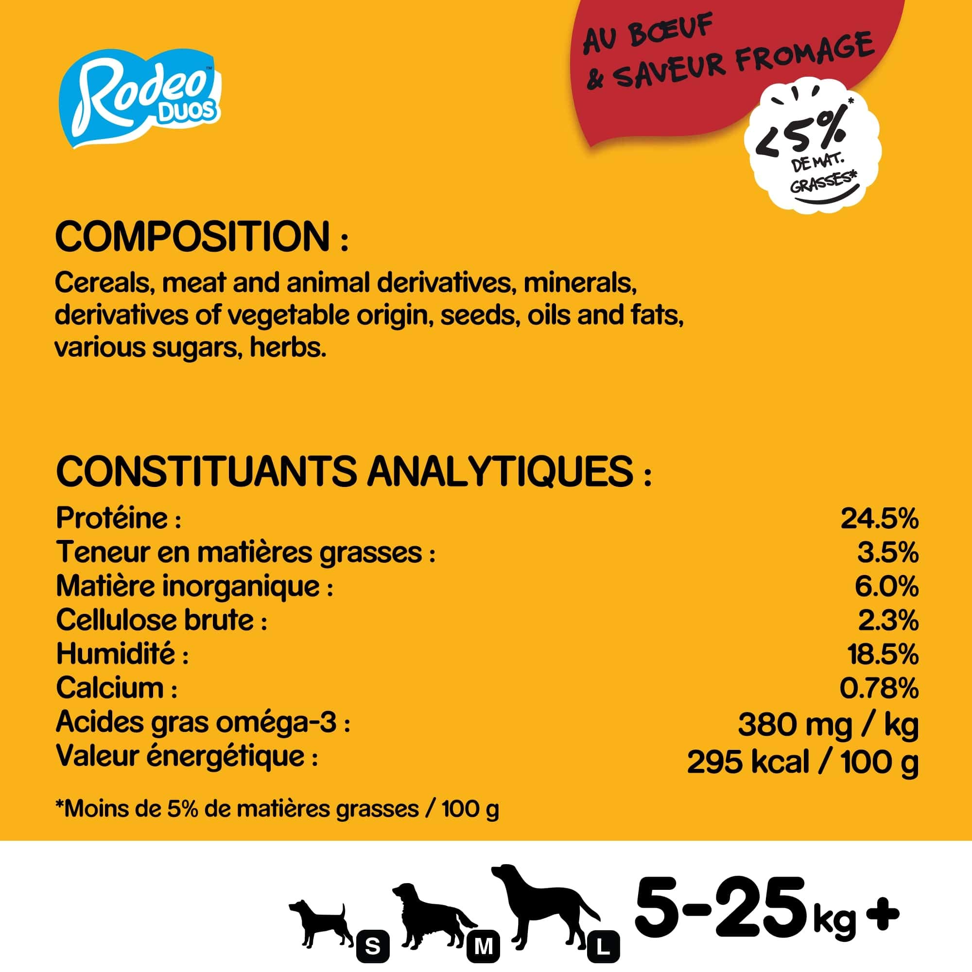 Pedigree Rodéo - Récompense - Bœuf - Sachet de 70 g - Lot de 24