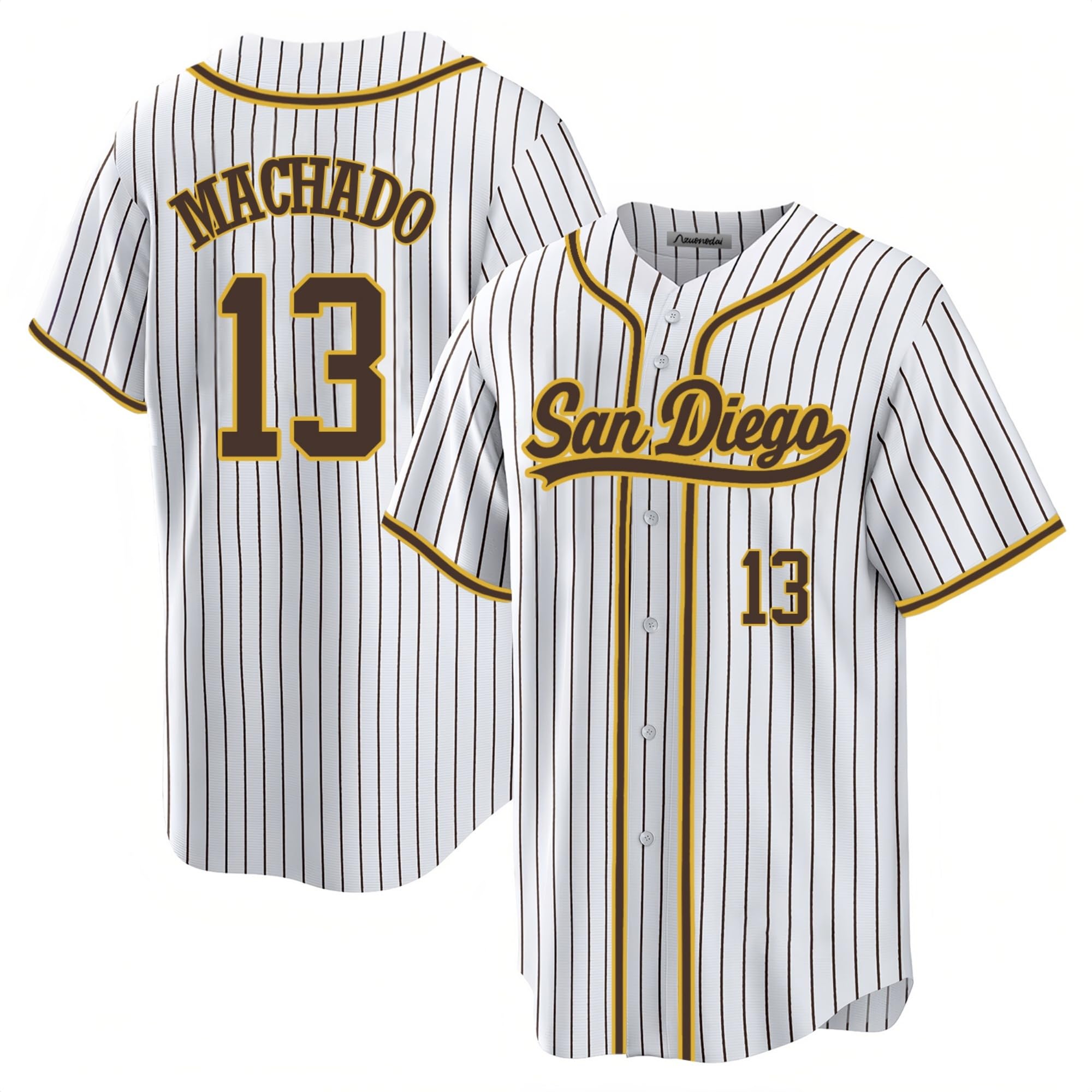 Custom Mens/Women/Youth San Diego Baseball Stitched T-Shirt for Sports Fan