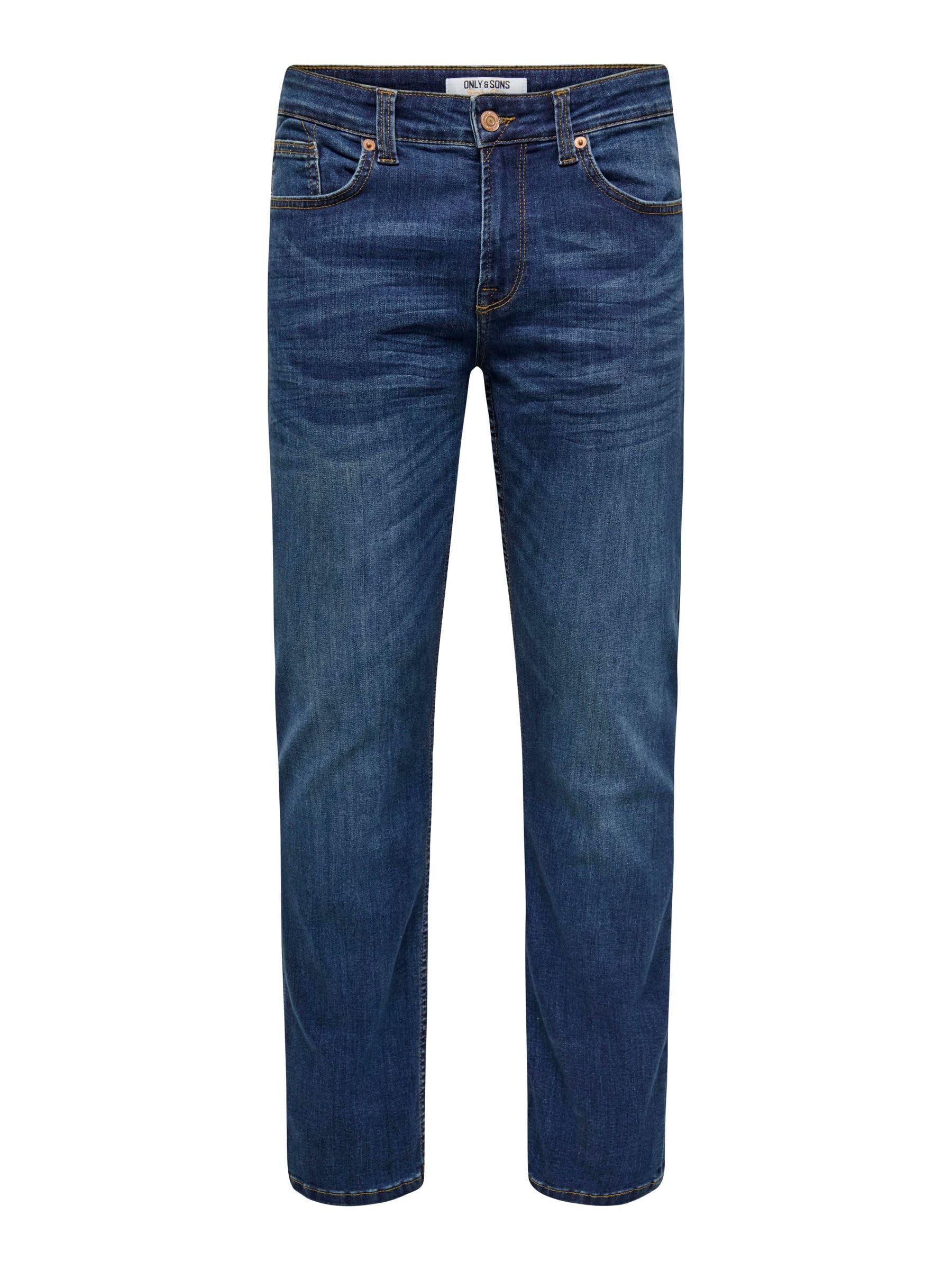 ONLY & SONS Men's onsWEFT MED BLUE 5076 PK NOOS Jeans, Blue (Medium Blue Denim), W36/L34 (Manufacturer size: 36)