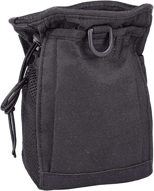 Weiye Magazine Dump Pouch,Tactical Molle Drawstring Dump Pouch Military Adjustable Belt Utility Outdoor Ammo Pouch - 4.72inch(L) X7.48inch(H)