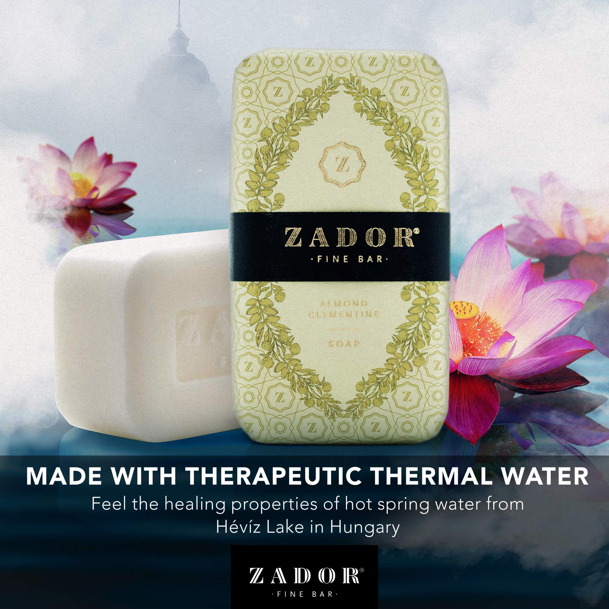 Amazon.com : Zador Fine Scented Bar Soap - Almond Clementine