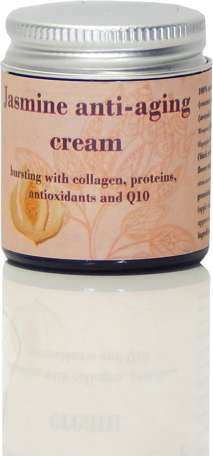 Jasmine Anti Aging Cream with Q10 and hyaluronic acid 100% natural (30ml)