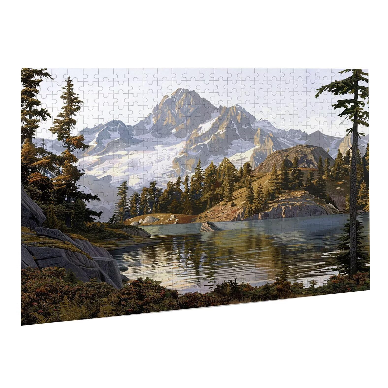 Jigsaw Puzzle, 6000 Pezzi Puzzle Classici, Foresta Puzzle Rilassamento Intelligence, Mpossibile Difficile Puzzles impegnativo per adulti Puzzles per Gioco Familiare, Regalo per Amore Amico Lago K0F895