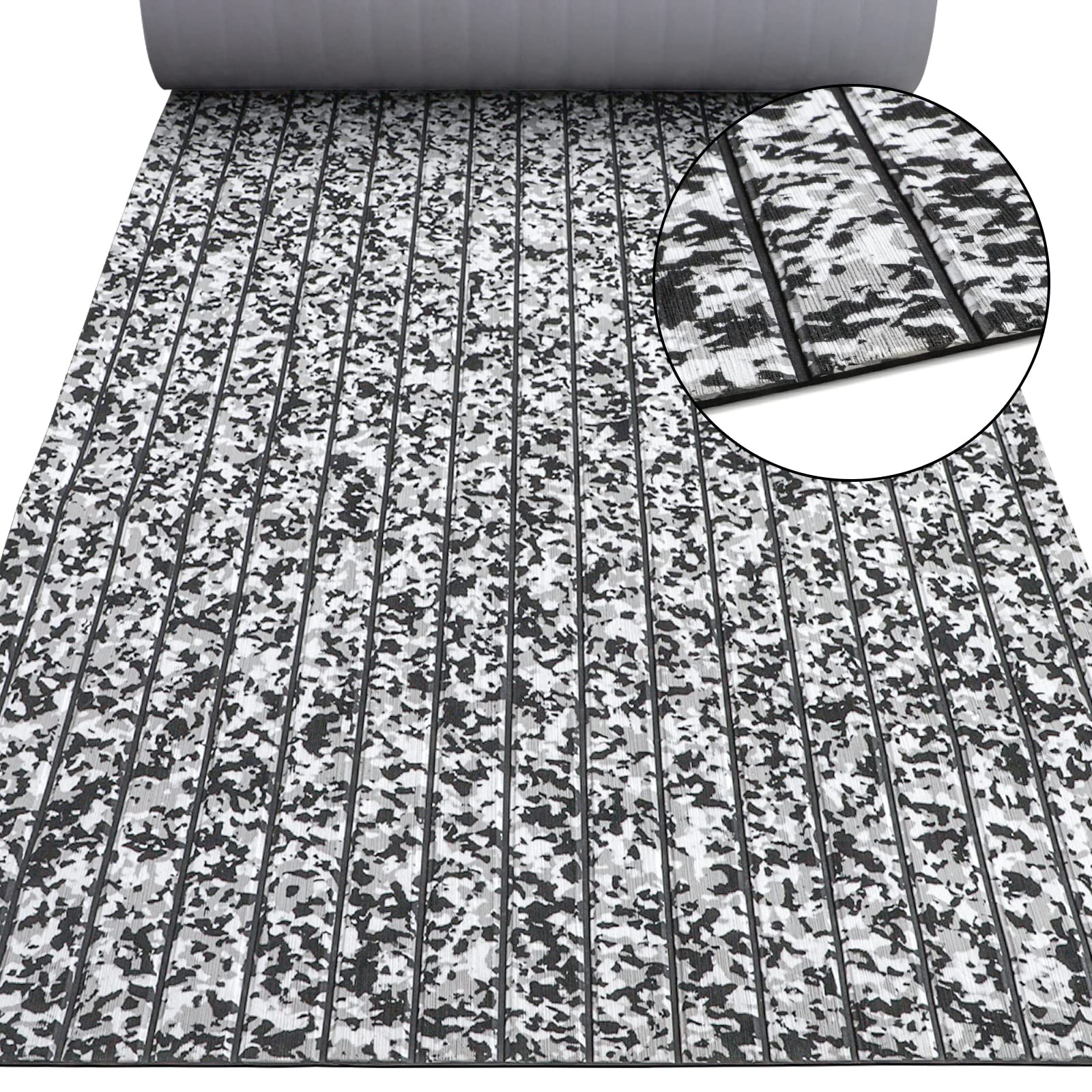 Buy Hzkaicun Waterproof Camo Boat Flooring EVA Foam Boat Decking with